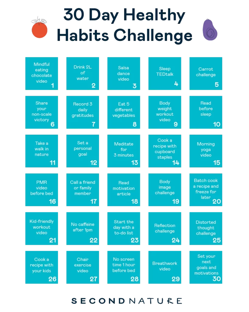 A 30-day challenge from Second Nature.