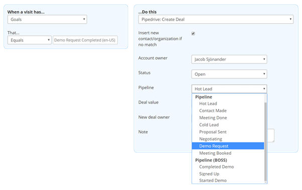 Automated workflow