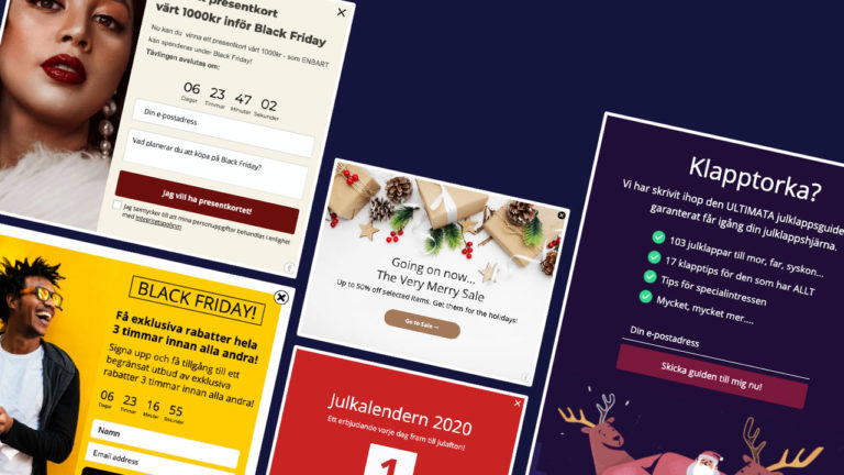 I 7 popups som ökar konverteringen inför shoppingsäsongen