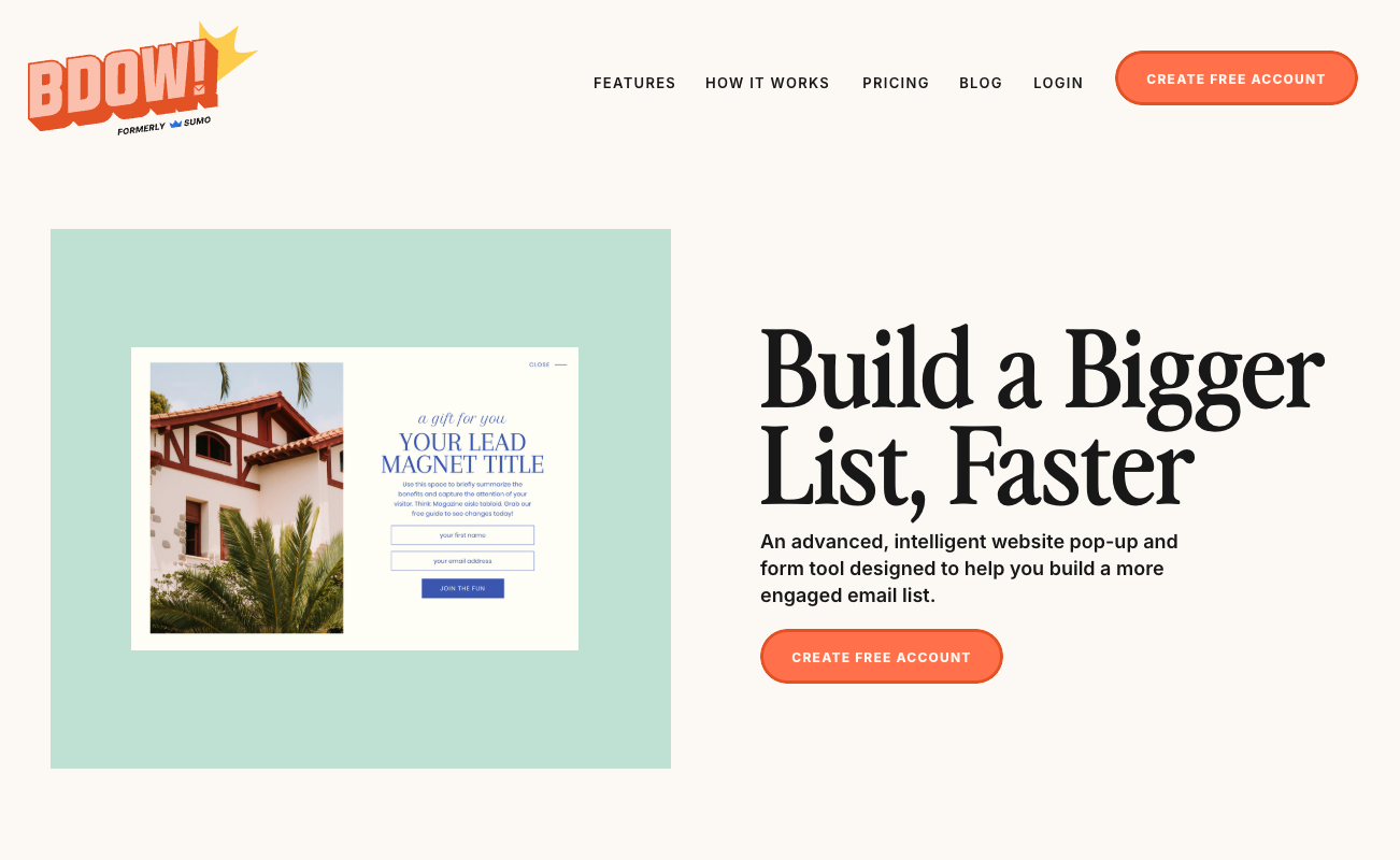 BDOW (formerly Sumo) Homepage